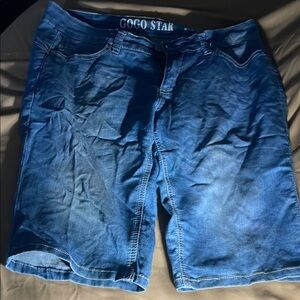 GOGO STAR Blue Denim Shorts
